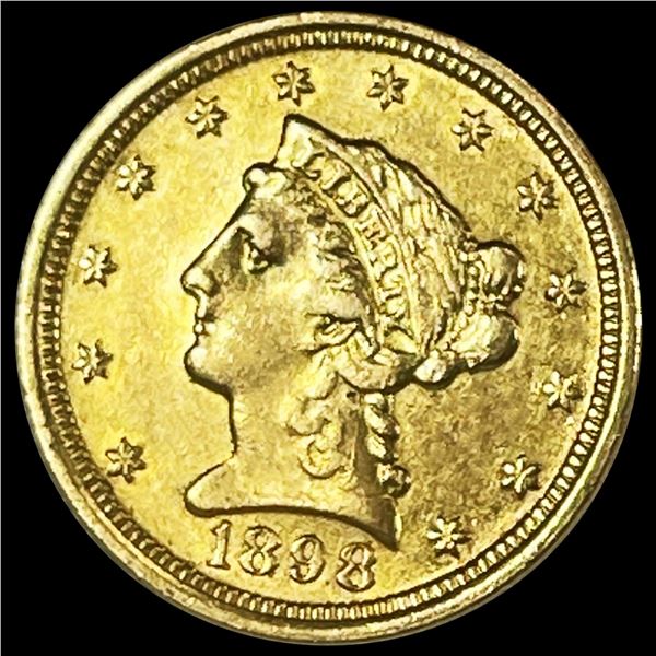 1898 $2.50 Gold Quarter Eagle UNCIRCULATED