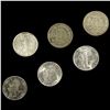 Image 2 : (6) Misc Coins ABOUT UNCIRCULATED