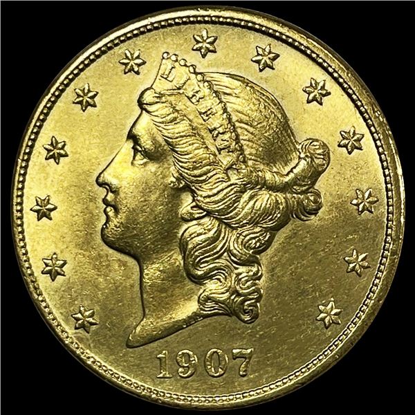 1907-S $20 Gold Double Eagle UNCIRCULATED