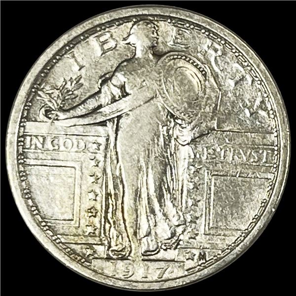 1917 Standing Liberty Quarter LIGHTLY CIRCULATED