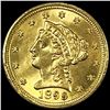 Image 1 : 1899 $2.50 Gold Quarter Eagle UNCIRCULATED