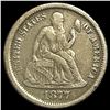 Image 1 : 1877-CC Seated Liberty Dime LIGHTLY CIRCULATED