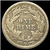 Image 2 : 1877-CC Seated Liberty Dime LIGHTLY CIRCULATED
