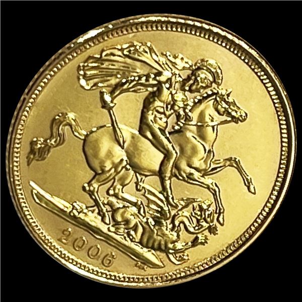 2006 Great Britain Gold Sovereign CHOICE PROOF