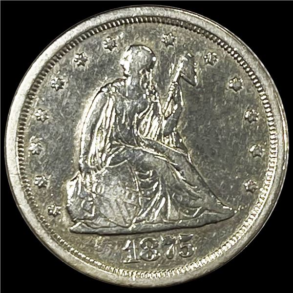 1875-S Twenty Cent Piece UNCIRCULATED