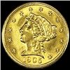 Image 1 : 1905 $2.50 Gold Quarter Eagle CHOICE BU