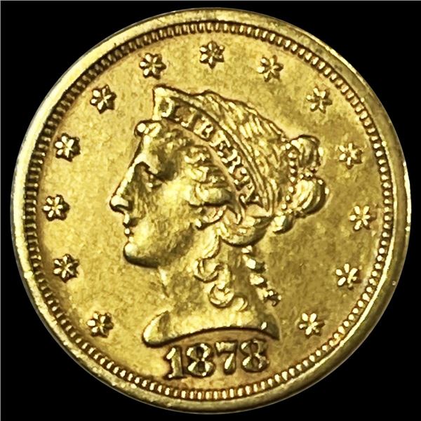 1878-S $2.50 Gold Quarter Eagle UNCIRCULATED