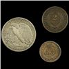 Image 2 : (3) Misc Coins ABOUT UNCIRCULATED