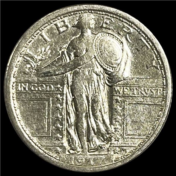 1917 Standing Liberty Quarter NEARLY UNCIRCULATED