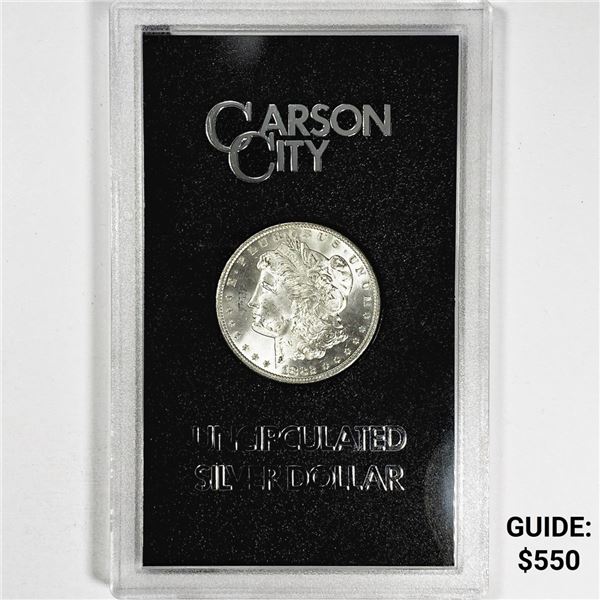 1882-CC Morgan Silver Dollar -GEM BU GSA w/ Cert