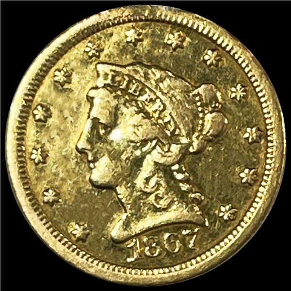 1867-S $2.50 Gold Quarter Eagle ABOUT