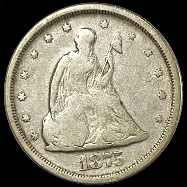 1875-S Twenty Cent Piece ABOUT UNCIRCULATED