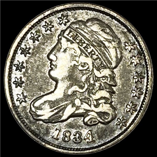 1834 Capped Bust Dime CLOSELY UNCIRCULATED