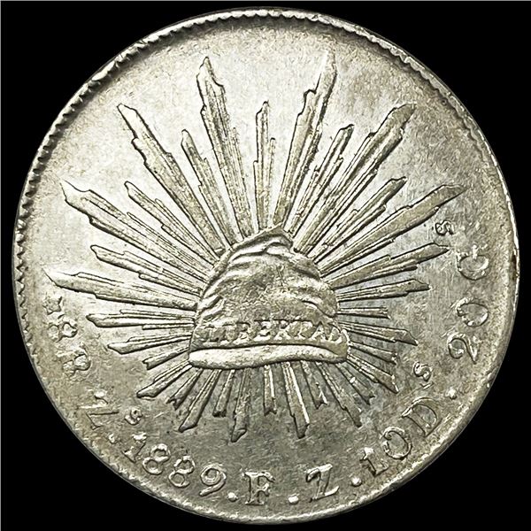 1889 Mexico 8 Reales UNCIRCULATED