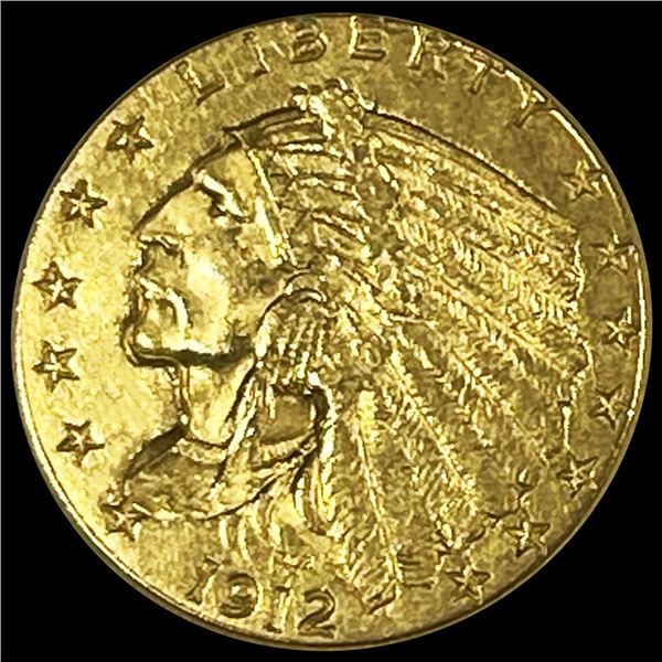 1912 $2.50 Gold Quarter Eagle UNCIRCULATED