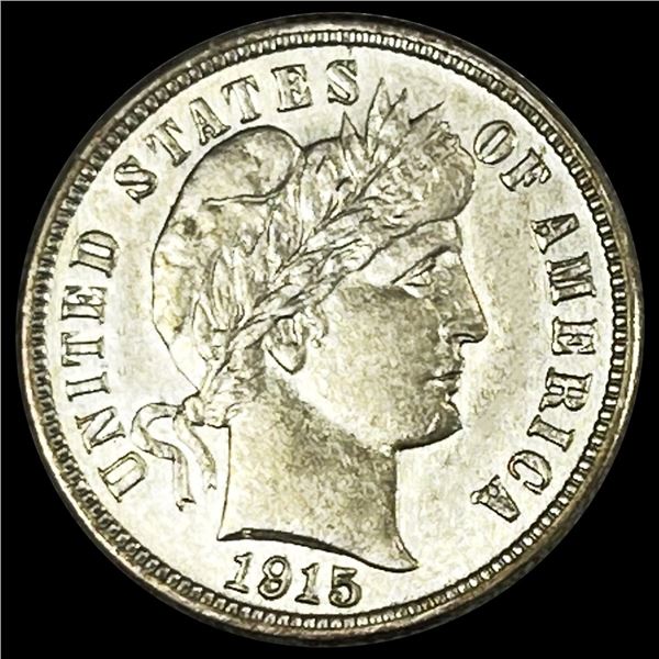 1915 Barber Dime UNCIRCULATED