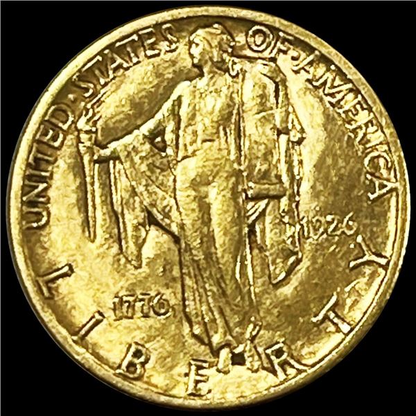 1926 Sesquin $2.5 Gold Quarter CLOSELY UNC