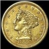 Image 1 : 1852 $2.50 Gold Quarter Eagle UNCIRCULATED
