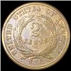 Image 2 : 1864 Two Cent Piece CLOSELY UNCIRCULATED