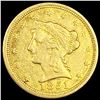 Image 1 : 1851 $2.50 Gold Quarter Eagle ABOUT UNCIRCULATED