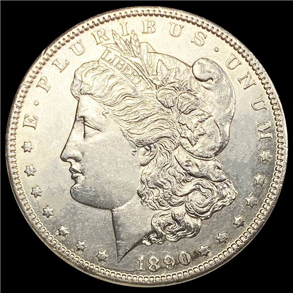 1890-CC Morgan Silver Dollar UNCIRCULATED