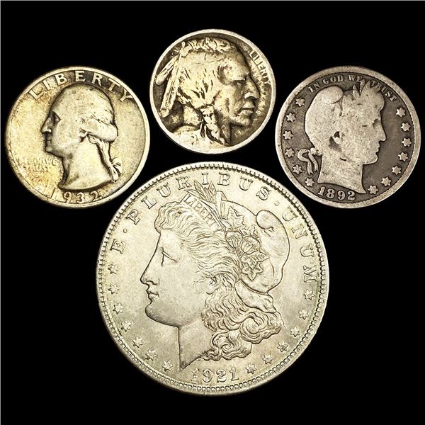 (4) Misc Coins ABOUT UNCIRCULATED