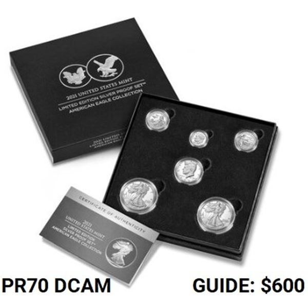 2021 US Mint Limited Ed Silver Proof Set GEM