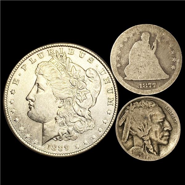 (3) Misc Coins ABOUT UNCIRCULATED