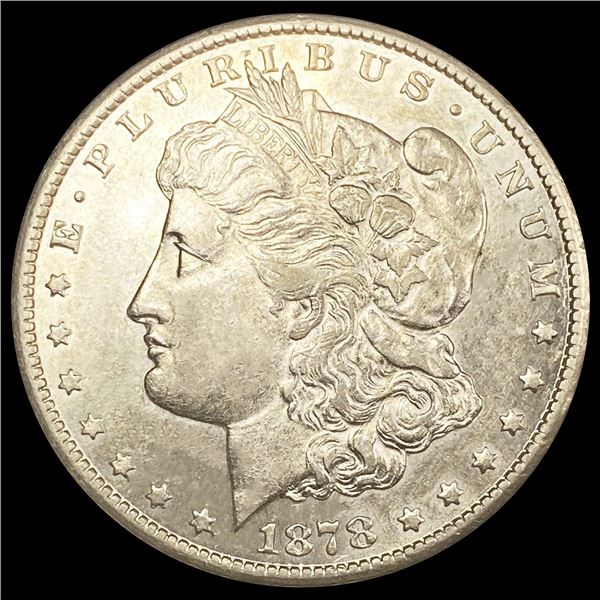 1878-CC Morgan Silver Dollar CLOSELY UNCIRCULATED