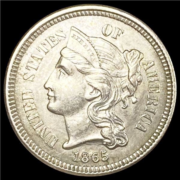 1865 Nickel Three Cent UNCIRCULATED