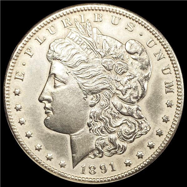 1891-CC Morgan Silver Dollar UNCIRCULATED