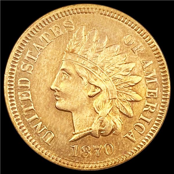 1870 RD Indian Head Cent UNCIRCULATED