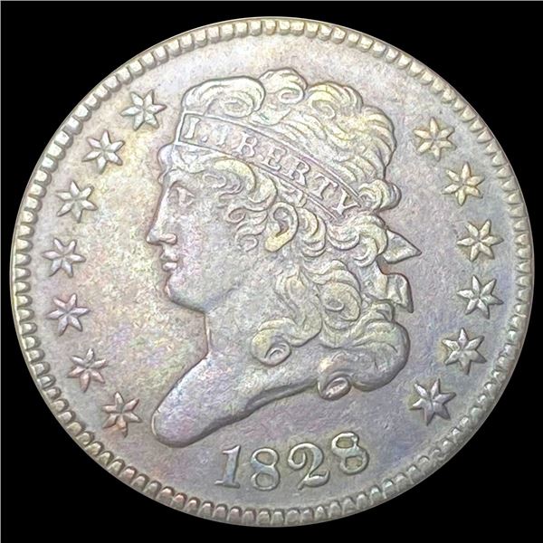 1828 Classic Head Half Cent CLOSELY UNCIRCULATED