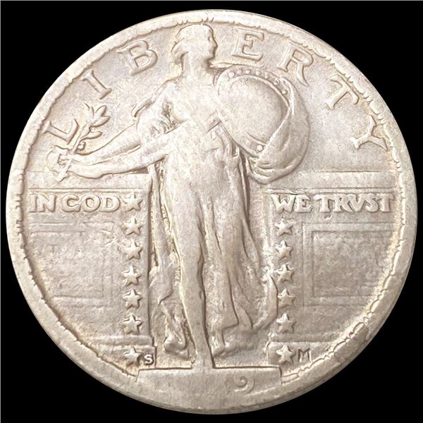 1919-S Standing Liberty Quarter NEARLY UNCIRCULATED