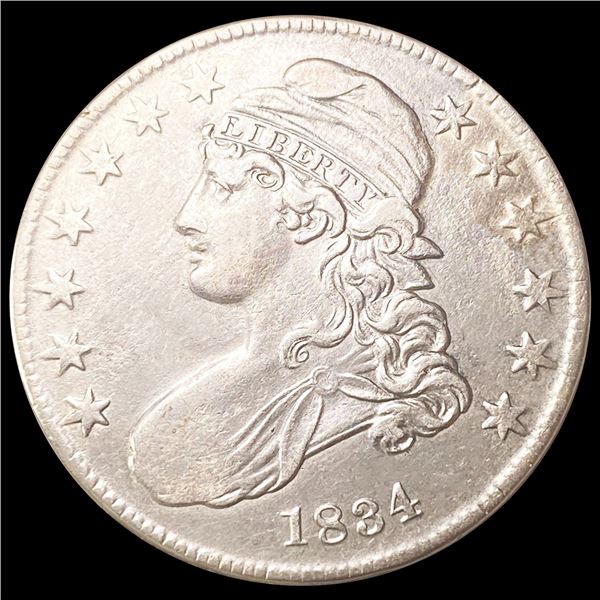 1834 Capped Bust Half Dollar CLOSELY UNCIRCULATED