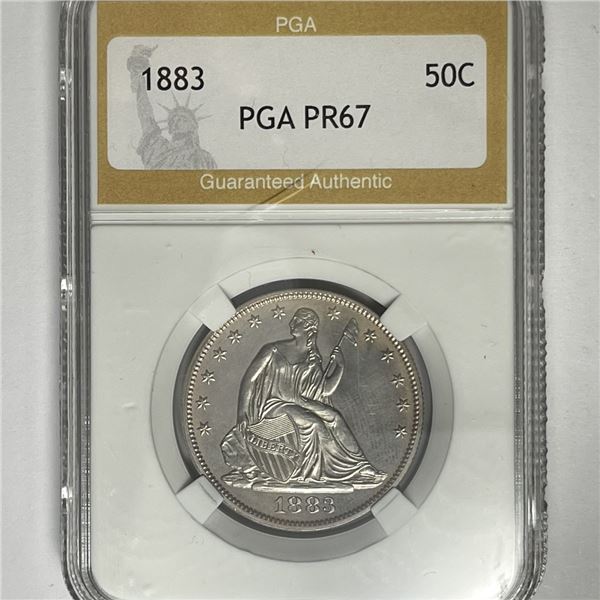 1883 Seated Liberty Half Dollar PGA-PR67
