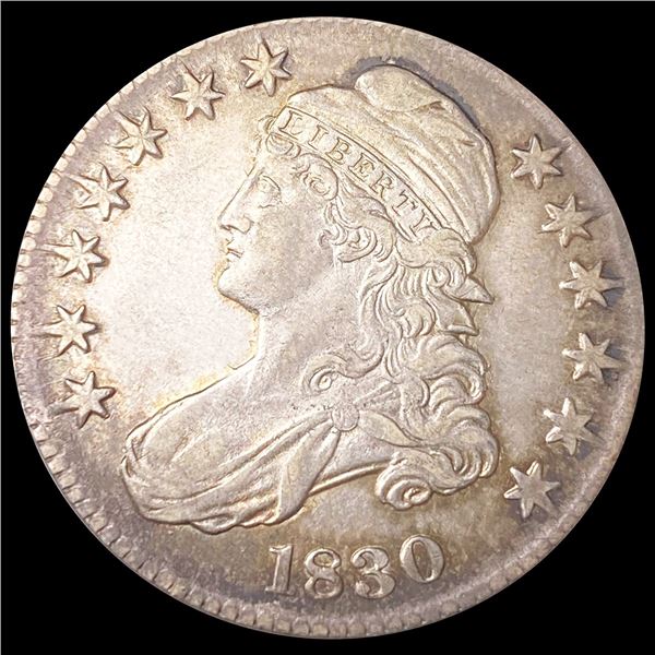 1830 Capped Bust Half Dollar CLOSELY UNCIRCULATED