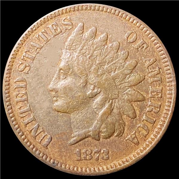 1873 Indian Head Cent CLOSELY UNCIRCULATED