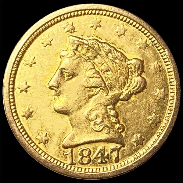 1847-O $2.50 Gold Quarter Eagle ABOUT