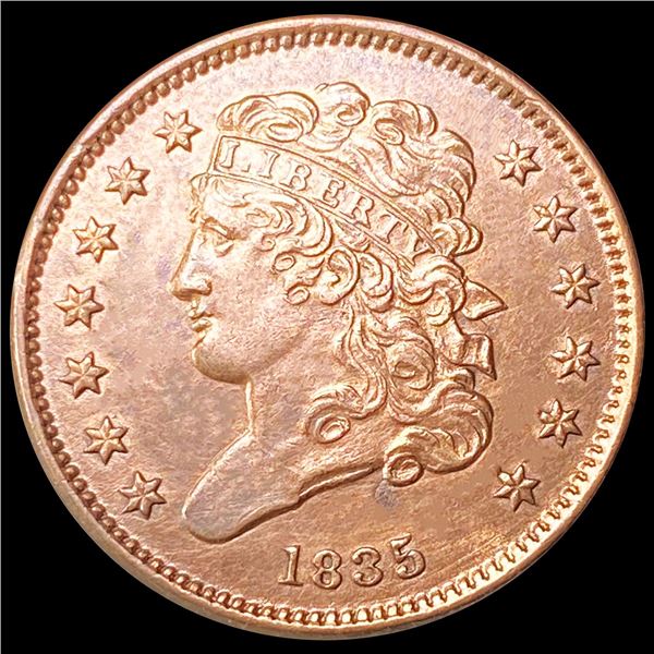 1835 Classic Head Half Cent UNCIRCULATED