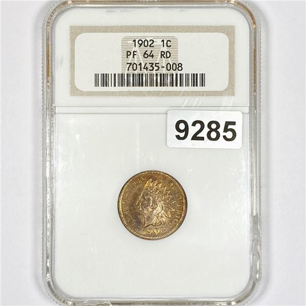 1902 Indian Head Cent NGC-PF64 RD