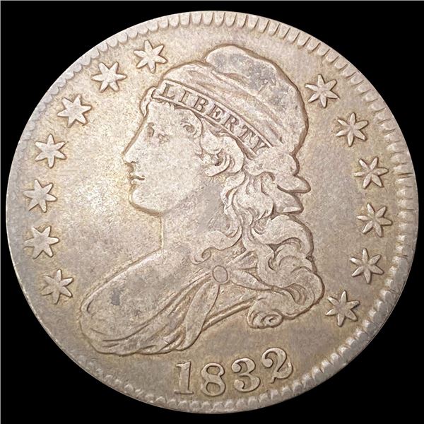 1832 Capped Bust Half Dollar ABOUT UNCIRCULATED