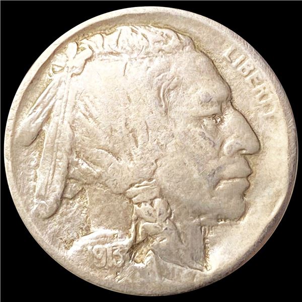 1913-S Buffalo Nickel ABOUT UNCIRCULATED