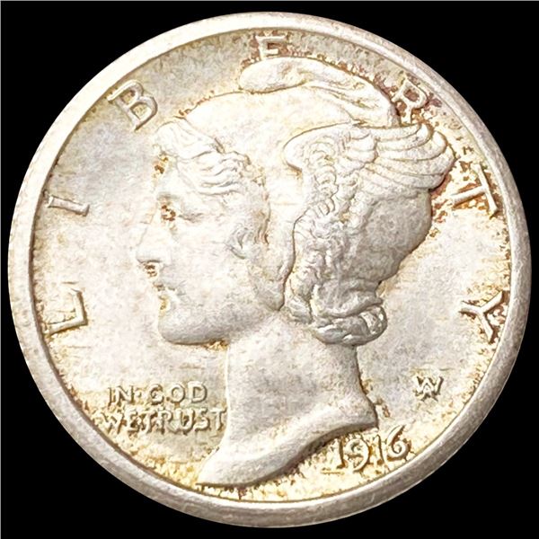 1916-S Mercury Dime CLOSELY UNCIRCULATED