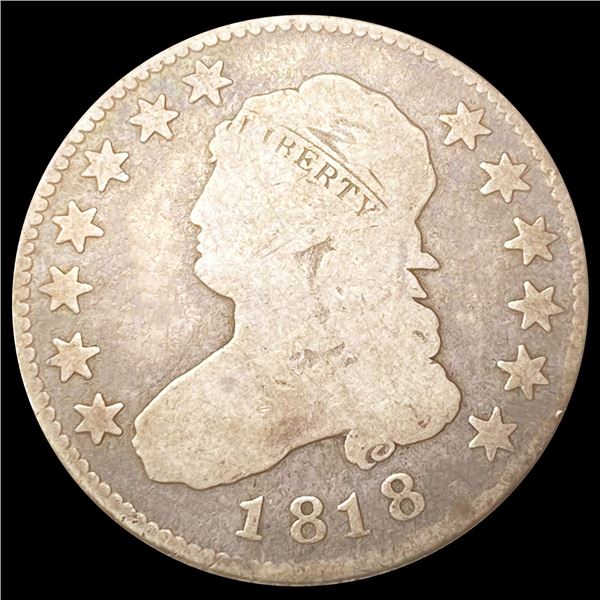 1818 Capped Bust Quarter NICELY CIRCULATED