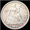 Image 1 : 1861 Seated Liberty Half Dime CLOSELY