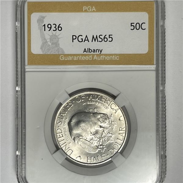 1936 Albany Half Dollar PGA-MS65