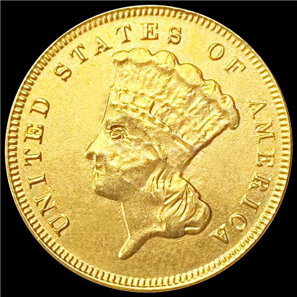 1878 $3 Gold Piece UNCIRCULATED