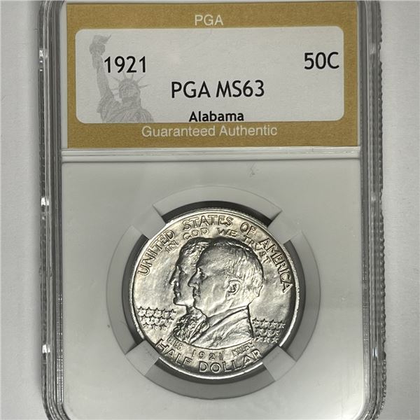 1921 Alabama Half Dollar PGA-MS63