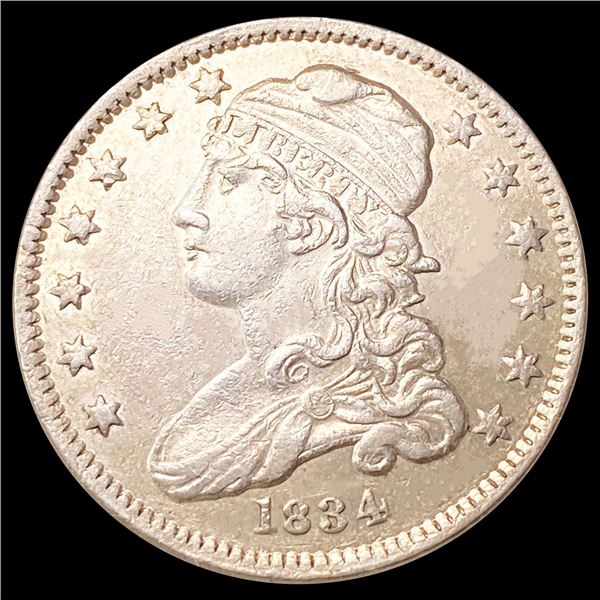 1834 Capped Bust Quarter CLOSELY UNCIRCULATED